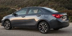 Grey Toyota Corolla Economy rental car service